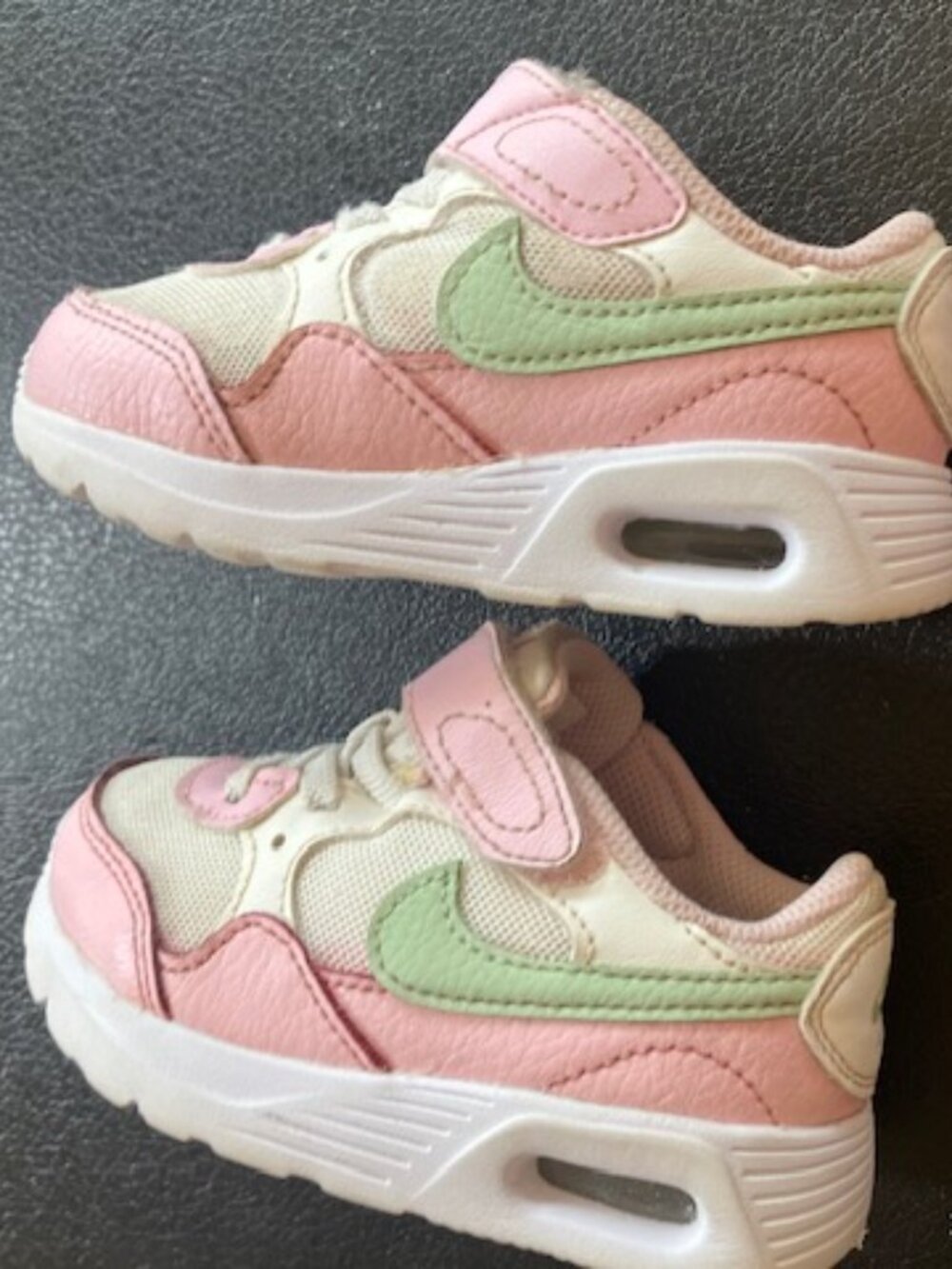 Nike Air Max Sneakers Toddler/Baby Sz 7c  Pinj/Honeydew EUC!!
